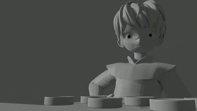 Анимация персонажа  в программе blendor