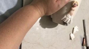 Снегурочка из полимерной глины