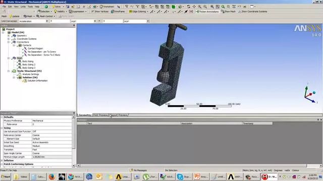 Static structural analysis of Assembly using Ansys | BK Engineering | Tek4s