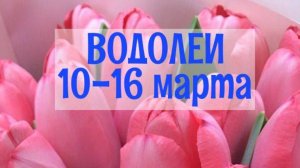 ВОДОЛЕИ. Неделя 10 - 16 марта.