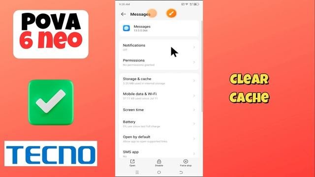 Tecno Pova 6 Neo Clear Cache || How To Solve Clear Cache Issues || How To Solve Junk Files