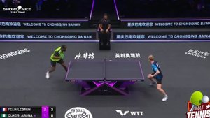 Felix lebrun vs Quadri Aruna Table Tennis Top 2024