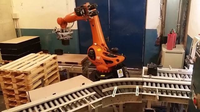 паллетирование роботом