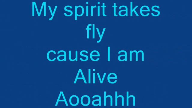celine dion Im Alive lyrics