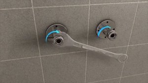 Установка душевой стойки Hansgrohe Croma 160 Showerpipe