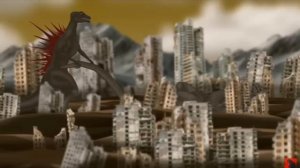 Годзила кровавая баня против годзилы грибовидное облоко