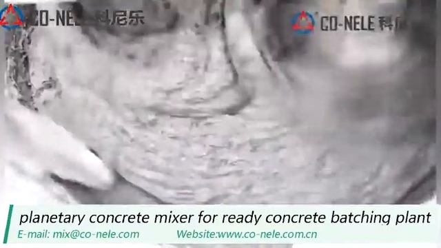 concrete planetary mixer for fiber concrete mixing