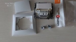 Обзор выключателя внутренней проводки Lexman Lika.