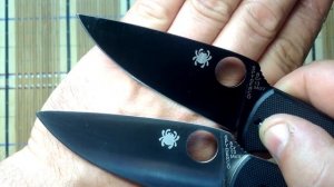 Spyderco Tenacious Black(Реплика)Обзор-сравнение с оригиналом.
