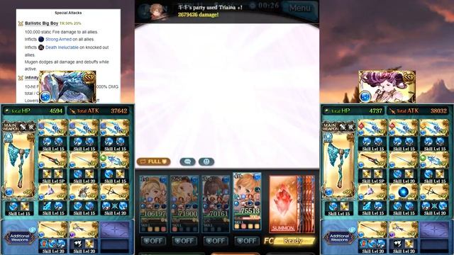 Granblue Fantasy - Mugen Raid Tutorial (English) смотреть онлайн