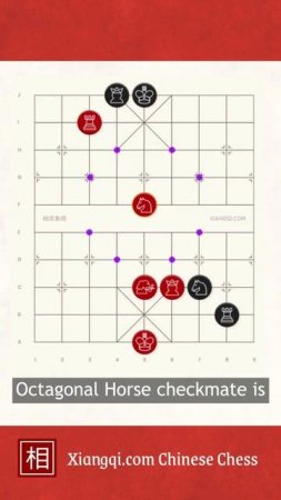 Xiangqi Checkmate Strategies: Octagonal Horse