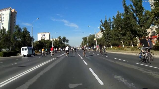 Велопробег в Уральске. 06.07.2014 смотреть онлайн