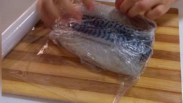 Солёная скумбрия дома/Macrou sărat acasă/Salted mackerel at home