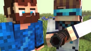 Лололошка и Фиксплей Анимация Майнкрафт