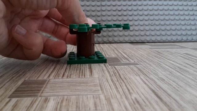 Статуэтка из лего дерево