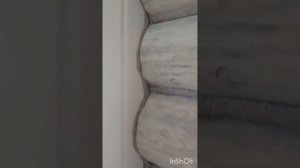 Баня, часть 8.  Как согнать вагонку с бревенчатой стеной.  Мой вариант.