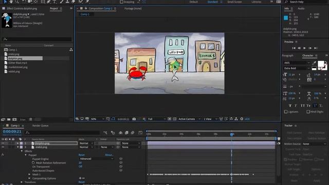 Puppet Pin Animation смотреть онлайн