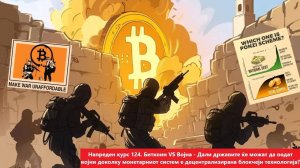 Напреден курс 124.Биткоин VS Војна-Монетарен систем базиран на децентрализирана блокчејн технологија