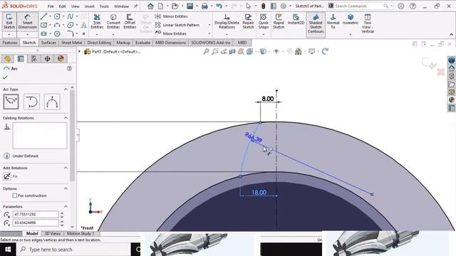 SolidWorks Tutorial l Helical Bevel Gear Used SolidWorks l