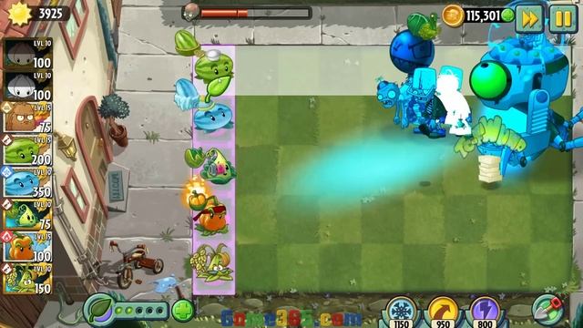 Plants vs Zombies 2 Final Boss - Team Pea vs Team Throw Plants Power-Up! vs Zomboss Battlez Zombot смотреть онлайн