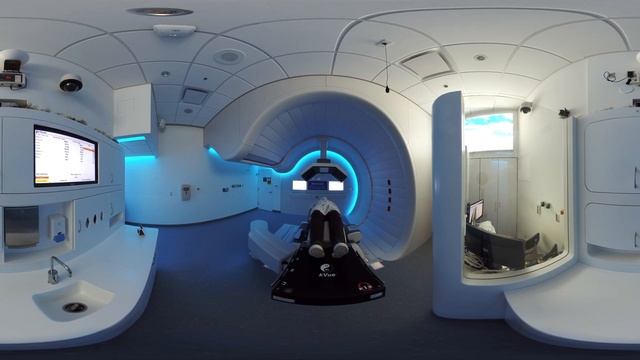 360° tour of a proton therapy center with ProteusONE