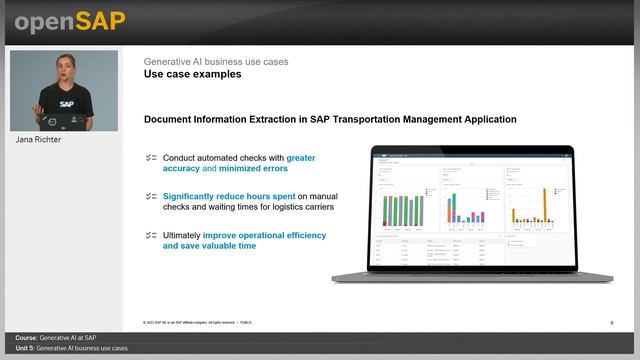 Generative AI business use cases - U5 - Generative AI at SAP смотреть онлайн