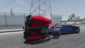 Не справился с управлением. Аварии автомобилей №1 - BeamNG Drive 🔥