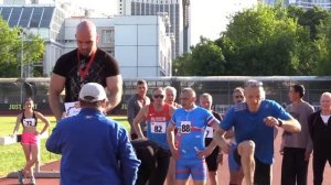 Чемпионат Москвы по лёгкой атлетике среди ветеранов. Бег на 100 метров.