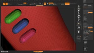 Hard Surface Modeling with Zbrush Part 02 - 24 Converting Live Boolean Geo
