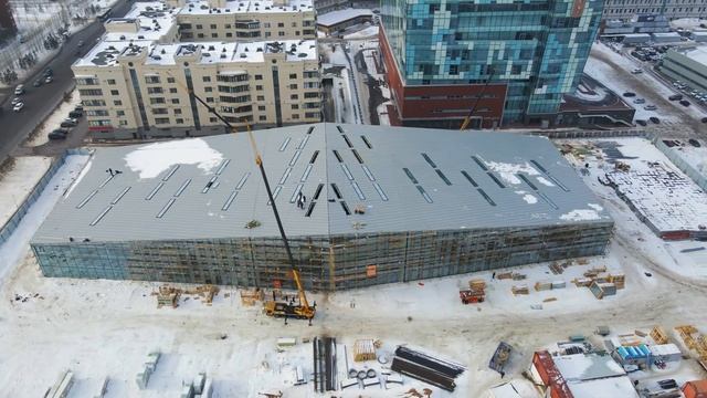MyCar showroom, Nur-Sultan, Kazakhstan, under construction February 2021 смотреть онлайн
