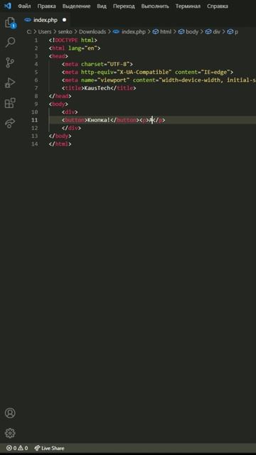 Лайфхак от веб-студии KausTech! HTML CSS (v.1) смотреть онлайн