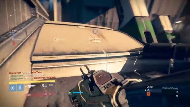 Destiny Trials Of osiris 12 kill game on Blackshield.
