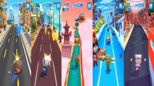 Talking Tom Hero Dash - Discover all the heroes - New ULTRAHERO - All BOSSES Superworld - Gameplay