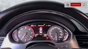 Audi S8 D4 Extreme Cold Start on a Snowy Winter Day ❄️ ☃️