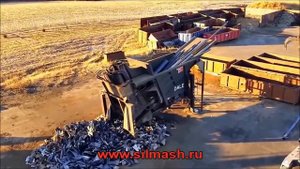 Пресс ножницы SQUALO 2000 переработка труб