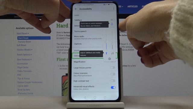 How to Activate Talkback in HUAWEI P Smart Z – Exit Talkback Mode смотреть онлайн