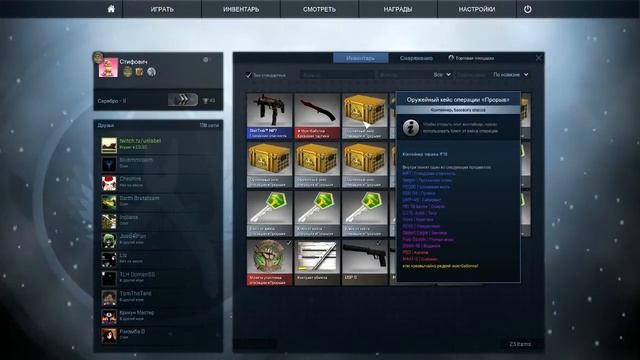 Открываем кейсы с подружкой:) смотреть онлайн