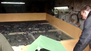 Калибратор сыпучих - вибросито древесного угля