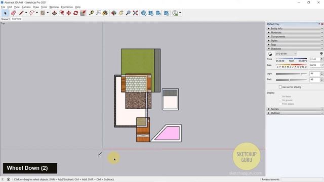 15 Setting up Scenes in Sketchup