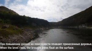 Озеро которое меняет цвет. Амткел - четвертое по величине озеро Абхазии (Рица на третьем месте).