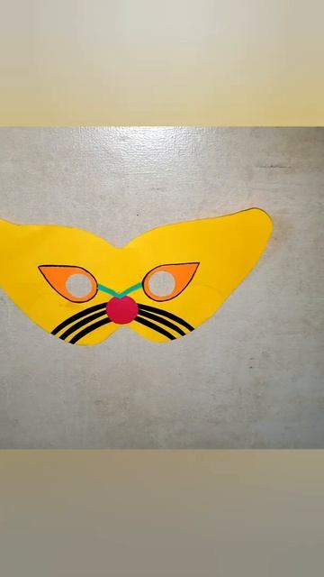 Summer camp easy paper craft idea | Tiger Face Paper Mask | home made Birthday Party Mask #Shorts смотреть онлайн