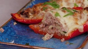 Only minced meat and red pepper! The dinner for the entire family ready in 10 min