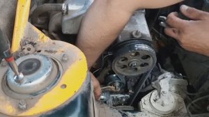 Замена ремня ГРМ и помпы