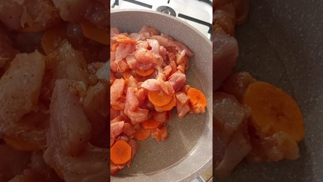 СЕГОДНЯ НА ОБЕД Тушеное Филе Индейки(Азу) НА СКОВОРОДКЕ