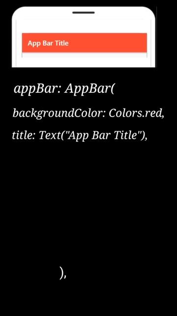 Flutter App Bar ui design - Shorts #android #coding #flutter #flutterproject #androidapp #code தமிழ