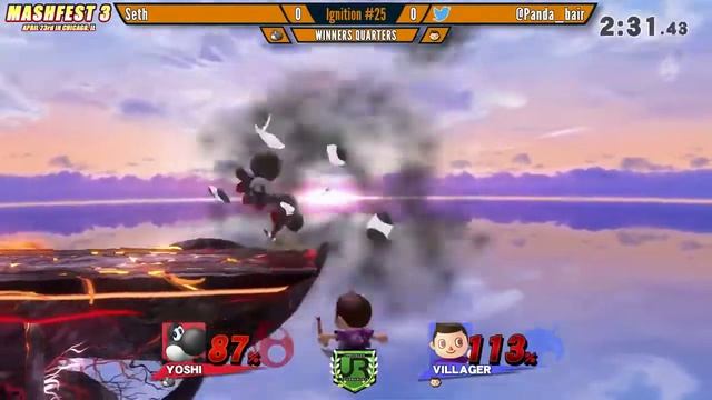 Ignition 25  WINNERS QUARTERS - Seth Yoshi vs Panda Bair  Villager