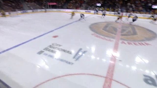 Golden Knights' Logan Thompson Sets Up Jonathan Marchessault Goal With Stretch Pass