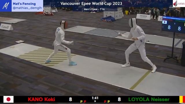 VANCOUVER WC 2023 - T16 Kano_Loyola смотреть онлайн