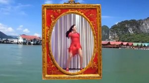 Латиноамериканский танец Цинцин (Qingqing) (Ван Сяоцин) под Fly Project -Toca Toca видео Phuket #青青