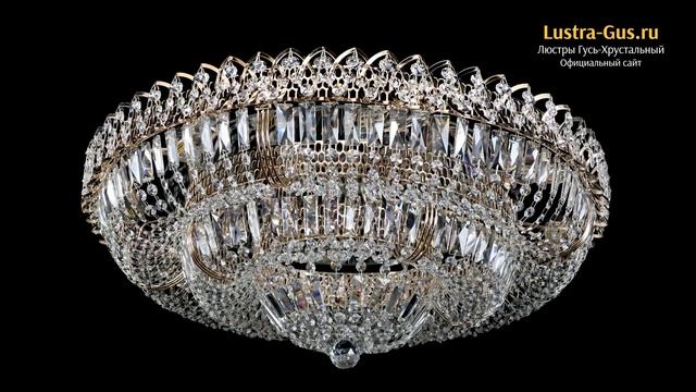 Хрустальная люстра «Двойное Кольцо Классика пластинка» - Гусь-Хрустальный завод смотреть онлайн